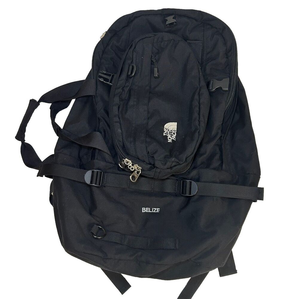 The North Face Belize Black Hiking Backpack W/ Removable Hip Pack